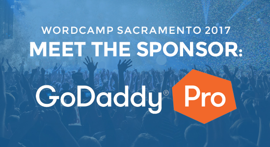 WordCamp Sacramento Sponsor GoDaddy Pro