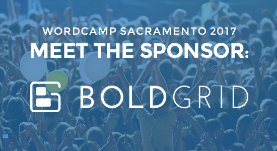 WordCamp Sacramento Sponsor BoldGrid