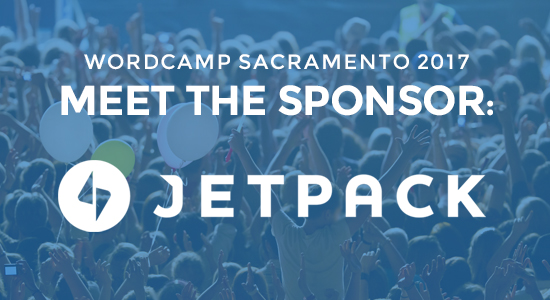 WordCamp Sacramento Gold Sponsor Jetpack